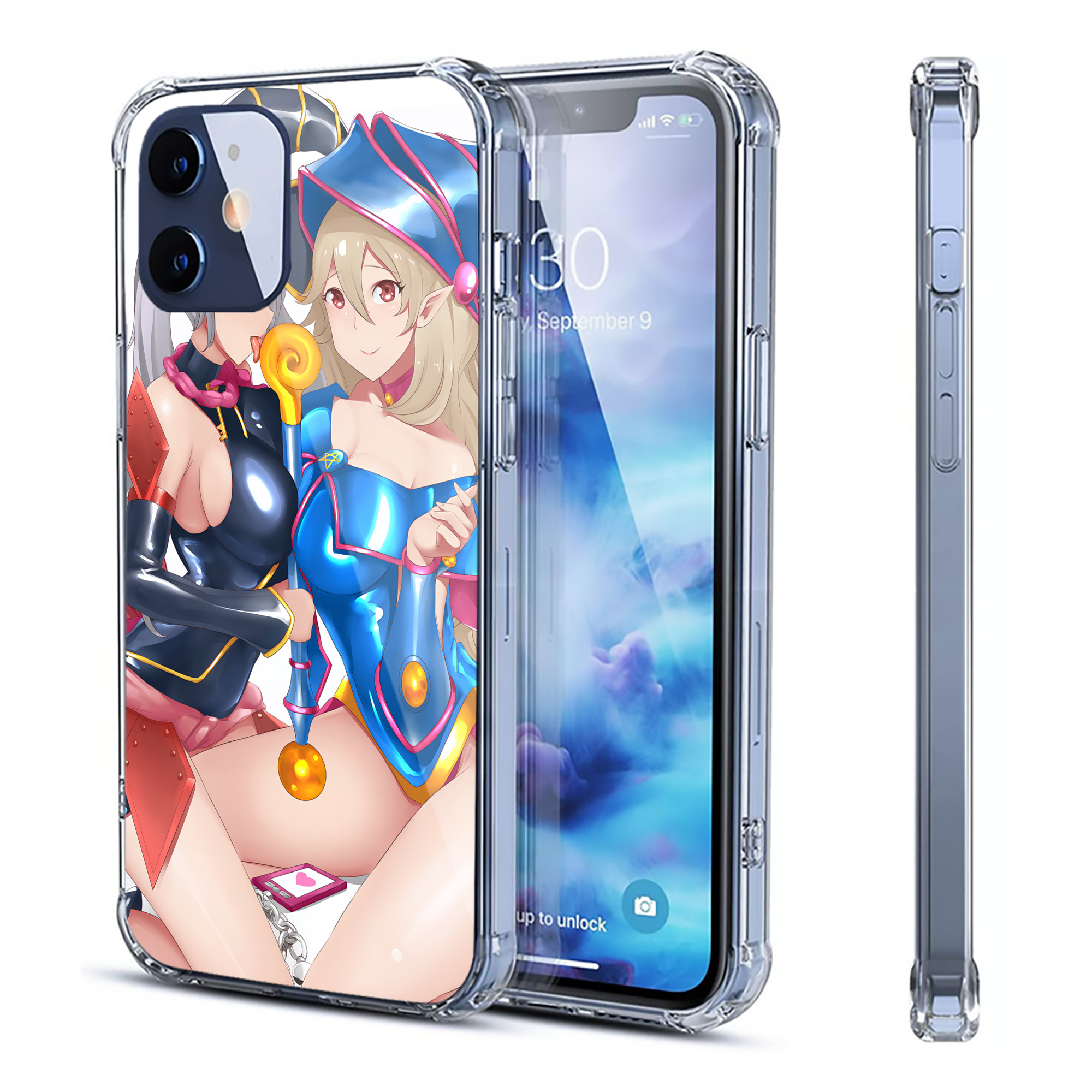 （画像用） 遊☆戯☆王 Yu-Gi-Oh! 【iPhone 12シリーズ対応】透明スマホケース（クリアソフトケース）